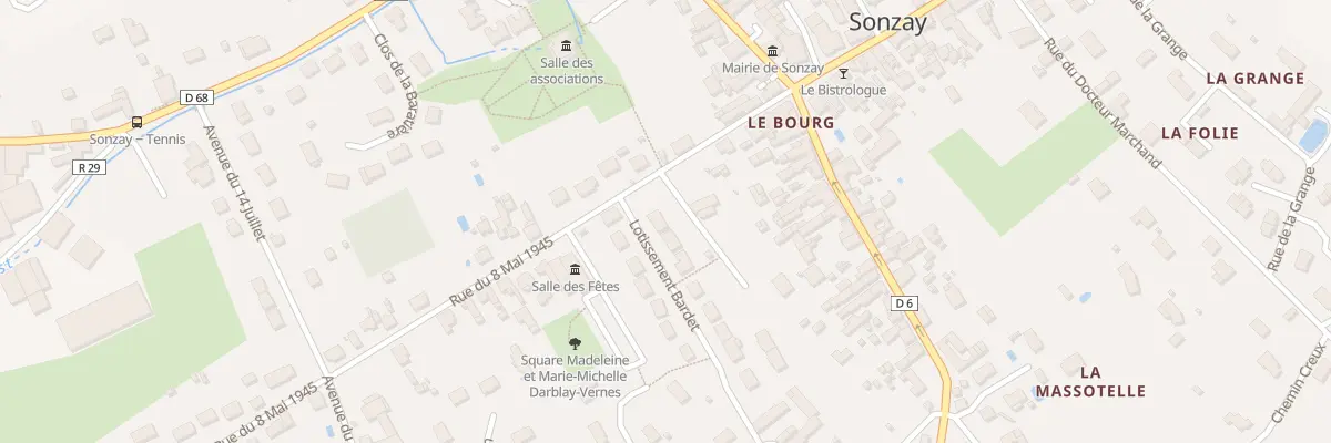 Plan du 3 Lotissement Bardet à Sonzay