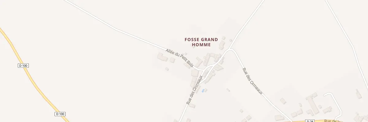 Plan du 1 All du Petit Bois à Joussé