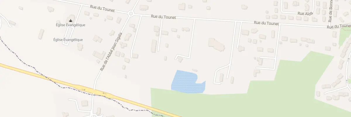 Plan du 95 Rue du Tounet à Bergerac