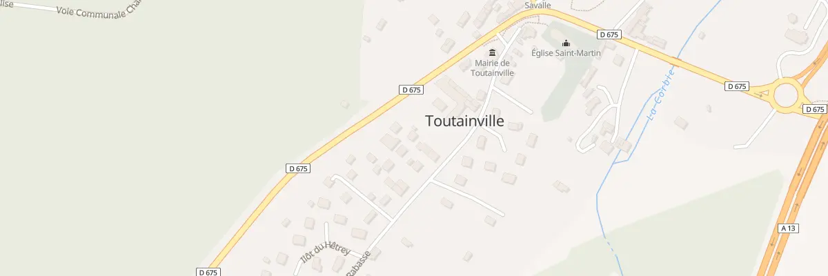 Plan du 12 Rue Maurice Rabasse à Toutainville