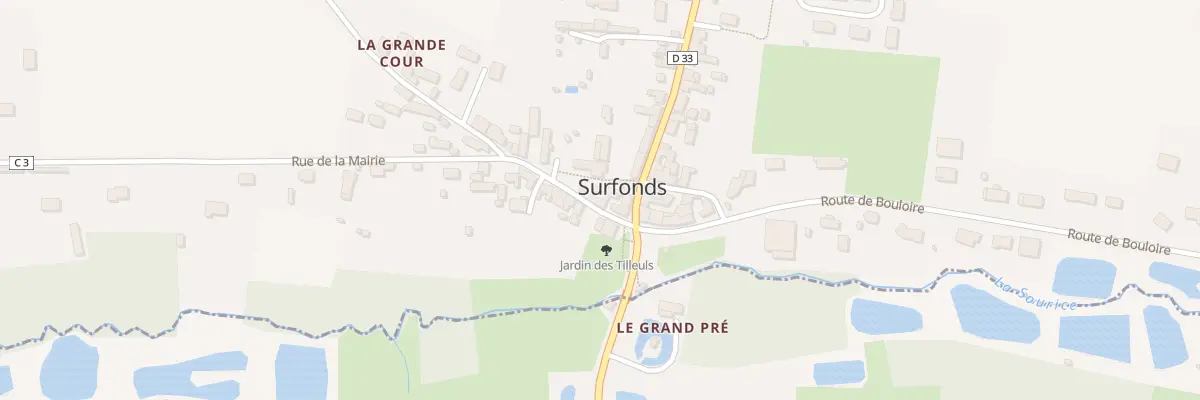 Plan du 2 Pl de L Eglise à Surfonds