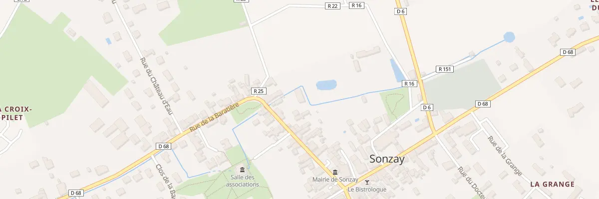 Plan du 16 Rue de la Baratière à Sonzay