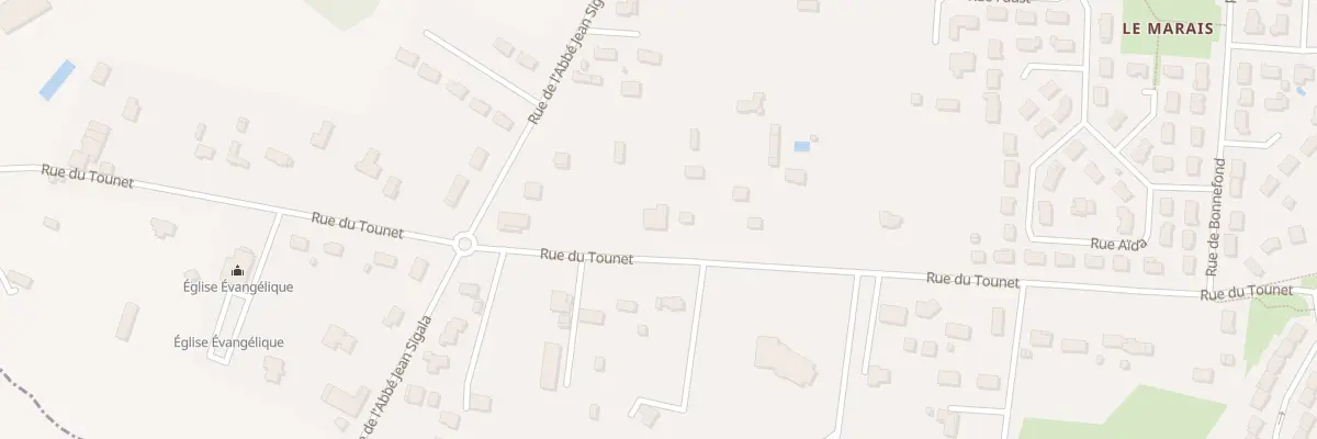 Plan du 96B Rue du Tounet à Bergerac