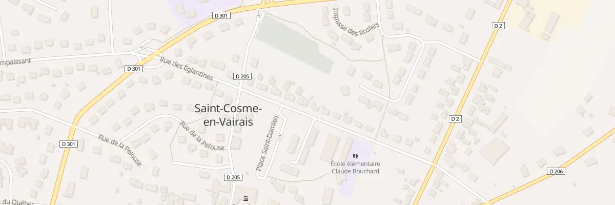 Plan du 19 Rue des Ecoles à Saint-Cosme-en-Vairais
