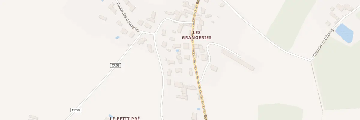 Plan du 70B Rte des Grangeries à Saint-Julien-l’Ars