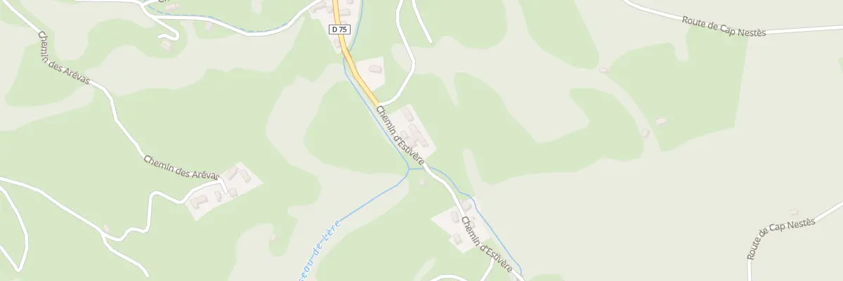 Plan du 2 Che d’Estivère à Nistos
