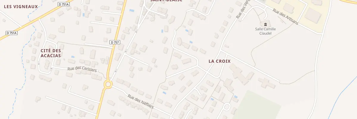 Plan du 9 All des Amandiers à Cheillé