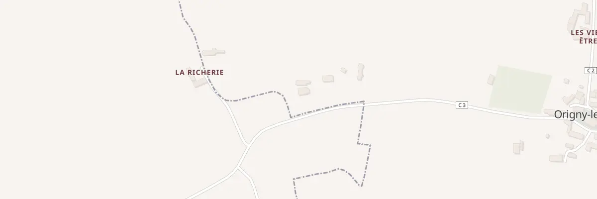 Plan du 2 La Roiserie à Belforêt-en-Perche