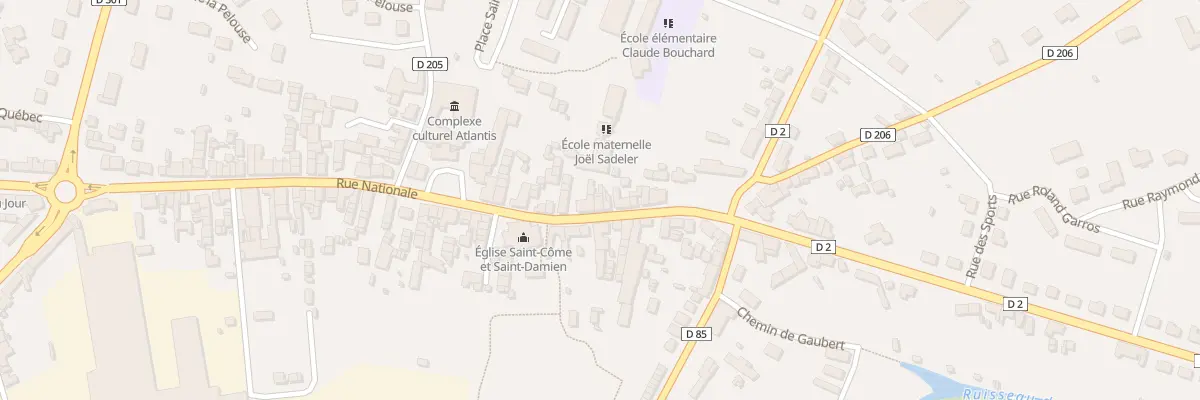 Plan du 11 Rue Nationale à Saint-Cosme-en-Vairais