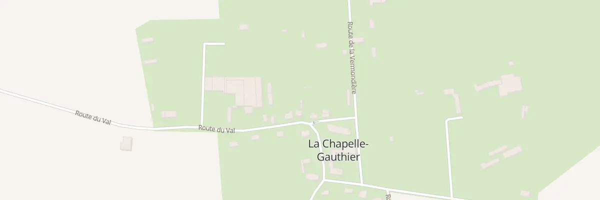 Plan du 20 Rte du Val à La Chapelle-Gauthier