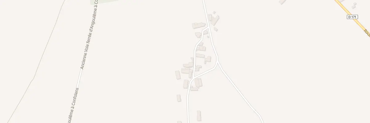 Plan du 1 Rle de Couderle à Benest