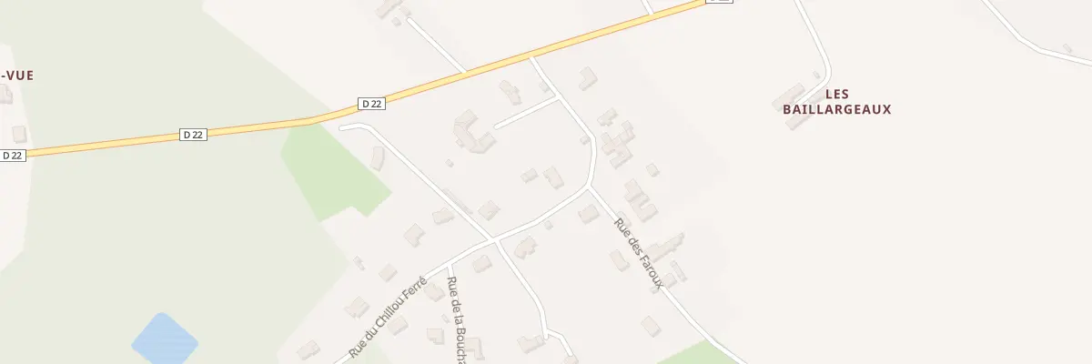Plan du 6 Rue du Chillou Ferre à Leigné-sur-Usseau