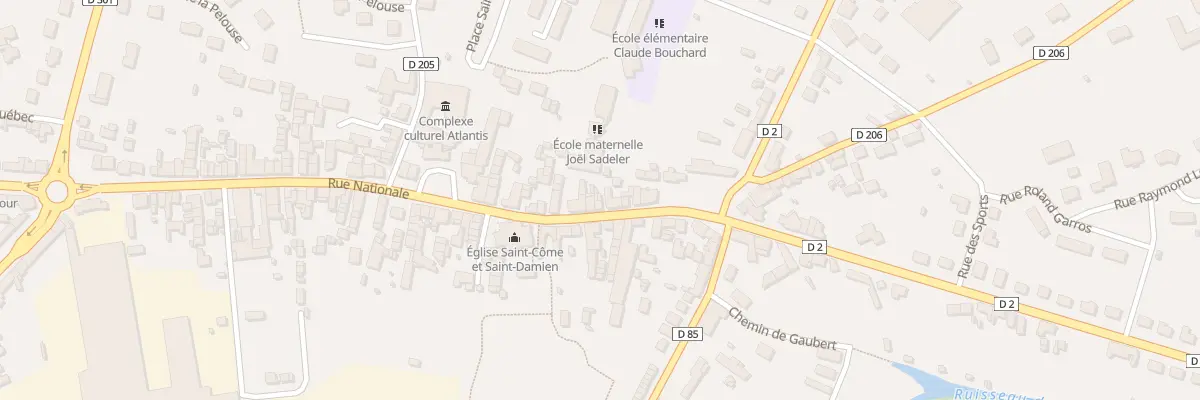 Plan du 9 Rue Nationale à Saint-Cosme-en-Vairais