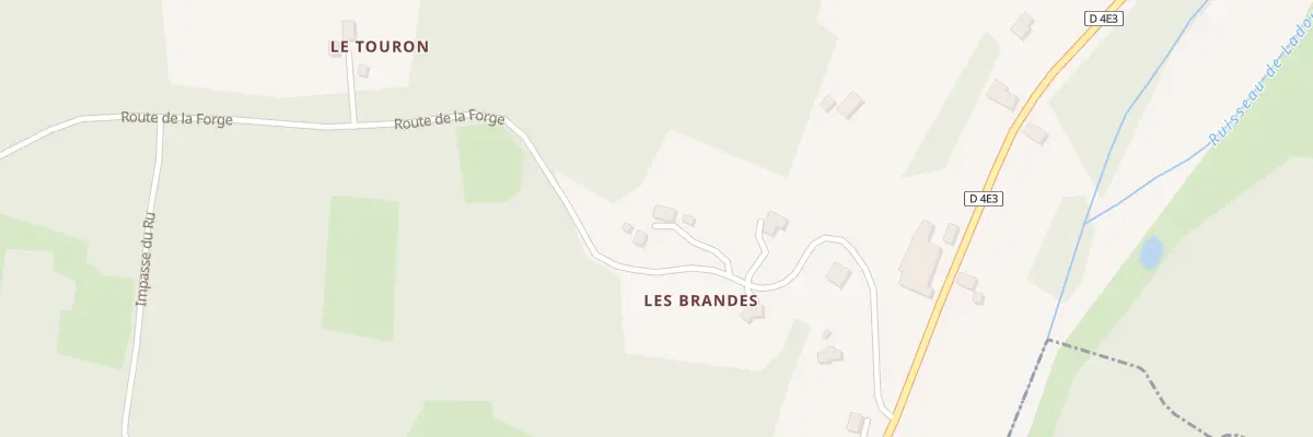 Plan du 260 Rte de la Forge à Eyraud-Crempse-Maurens