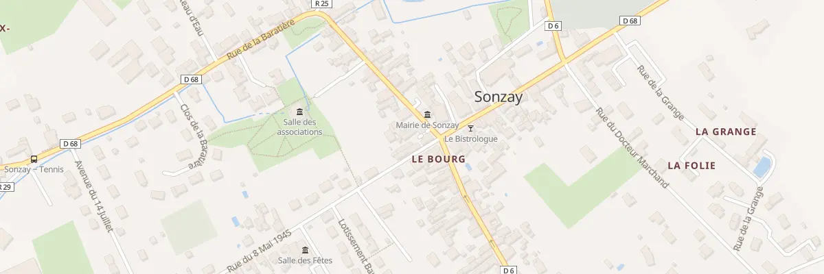 Plan du 5 Rue de la Baratière à Sonzay