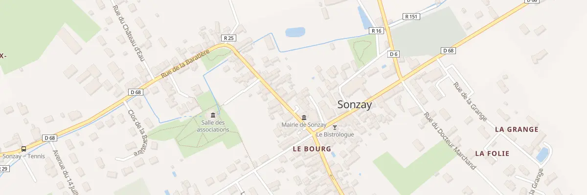 Plan du 4 Rue de la Baratière à Sonzay