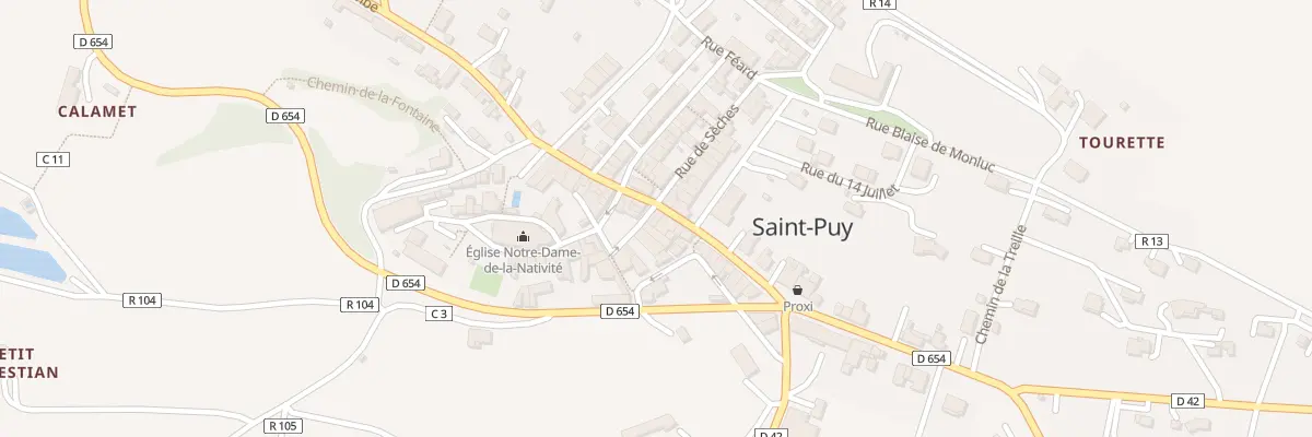 Plan du 5065 Av René Lassus à Saint-Puy