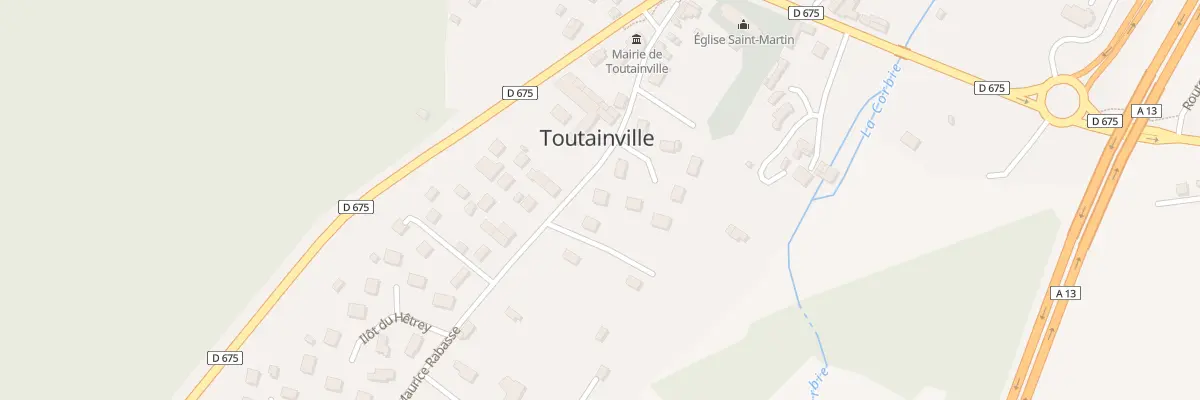 Plan du 157 Rue Maurice Rabasse à Toutainville