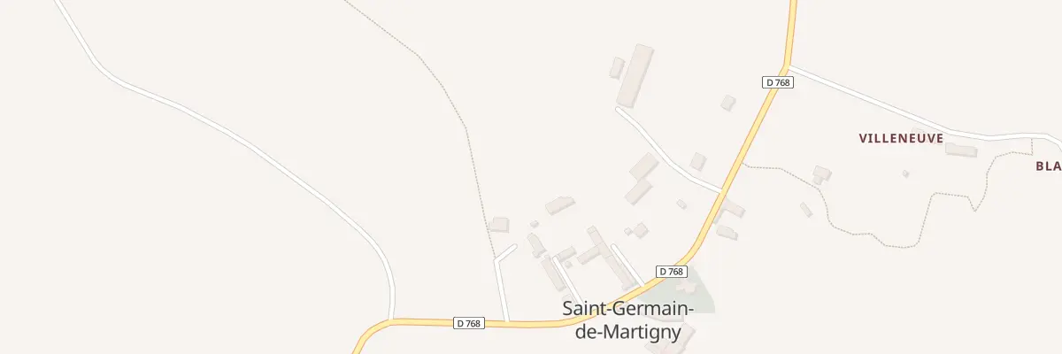 Plan du 3 Le Bourg à Saint-Germain-de-Martigny