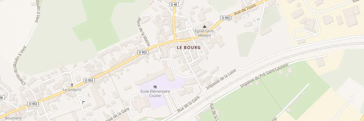 Plan du 8 Rue de la Loire à Cinq-Mars-la-Pile