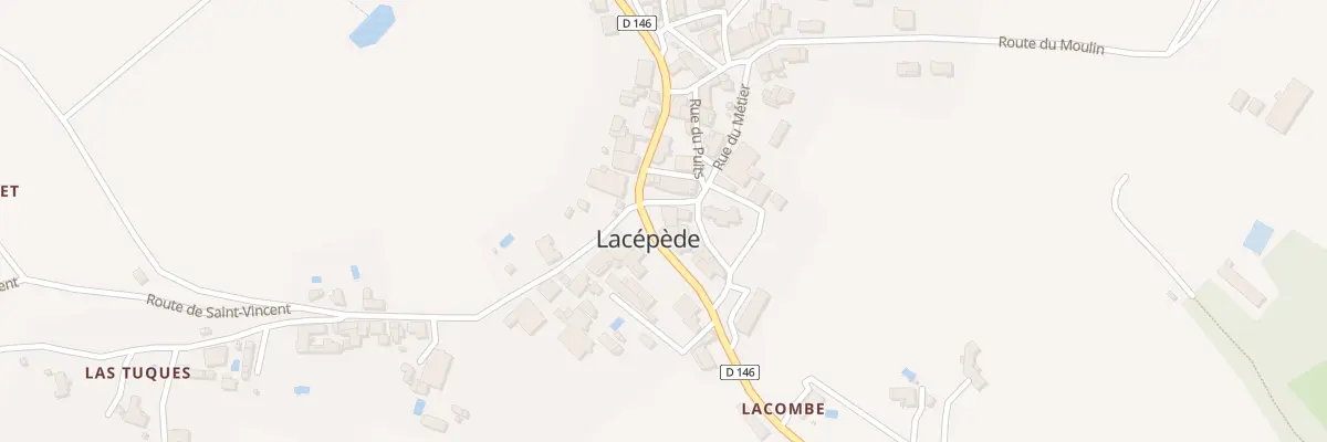 Plan du 2 Rue de l’Église à Lacépède