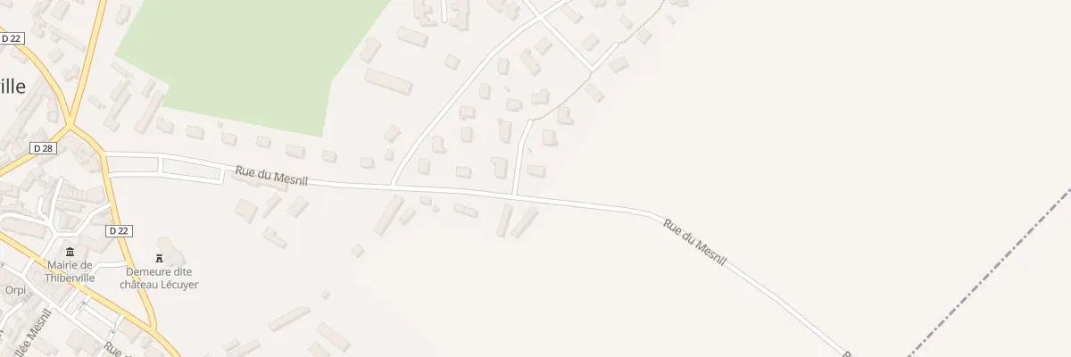 Plan du 7 Rue des Petits Jardins à Thiberville