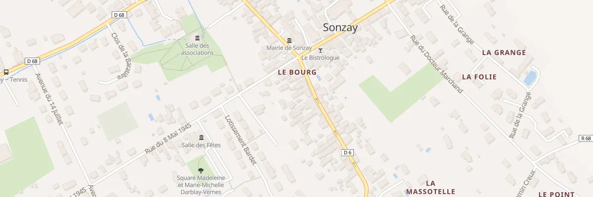 Plan du 8 Rue de la Massotelle à Sonzay