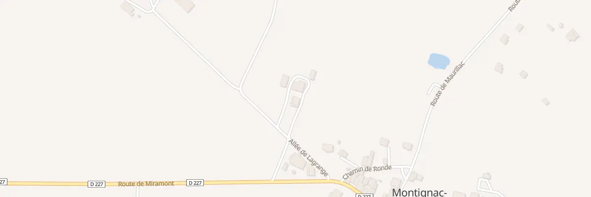 Plan du 60 Le Bourg Nord à Montignac-de-Lauzun