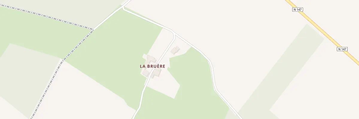 Plan du 1 La Bruere à Nieuil-l’Espoir