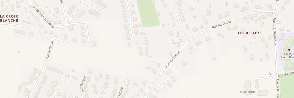 Plan du 1365 Les Belleys Ouest à Neuvic