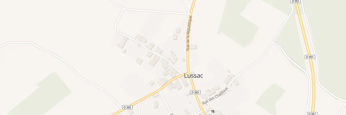 Plan du 5010 Le Bourg à Lussac