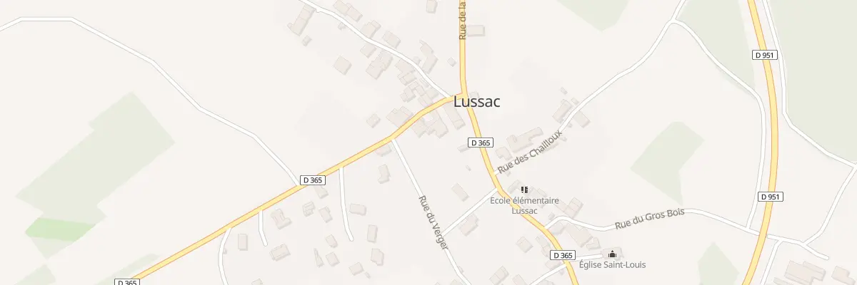 Plan du 5098 Le Bourg à Lussac