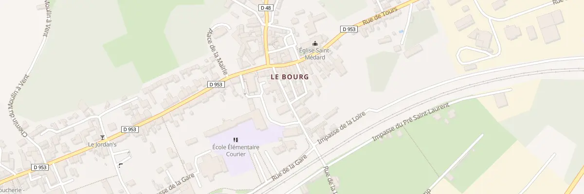 Plan du 5 Rue de la Loire à Cinq-Mars-la-Pile