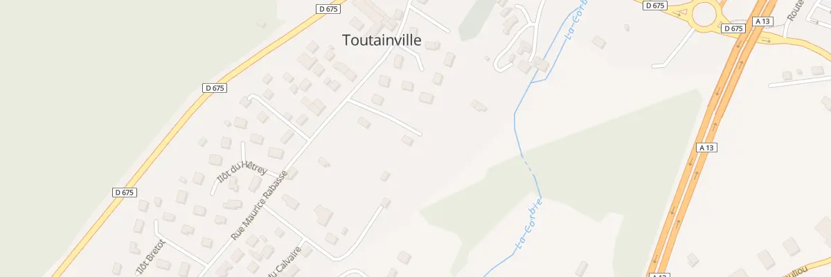 Plan du 205 Rue Maurice Rabasse à Toutainville