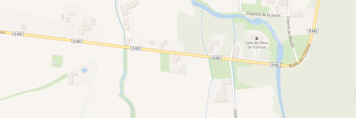 Plan du 7 Rte des Coteaux à Puntous