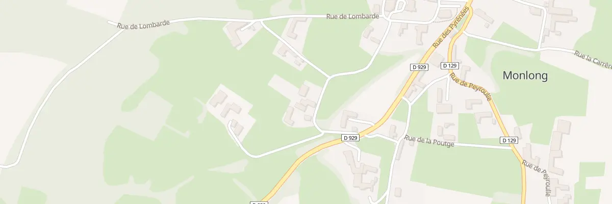 Plan du 210 Rue de la Boubee à Monlong