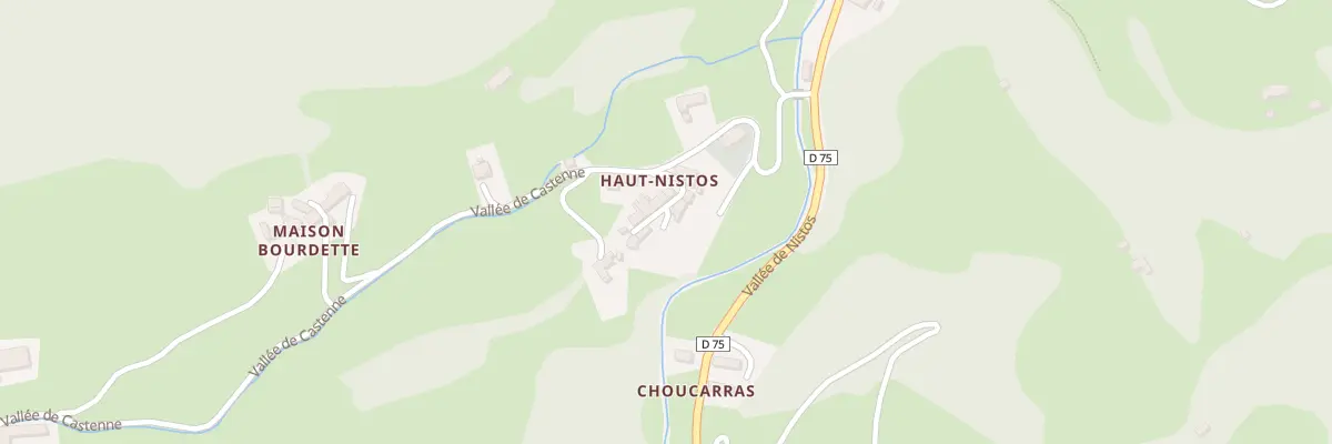 Plan du 9 Che de la Bernadouze à Nistos