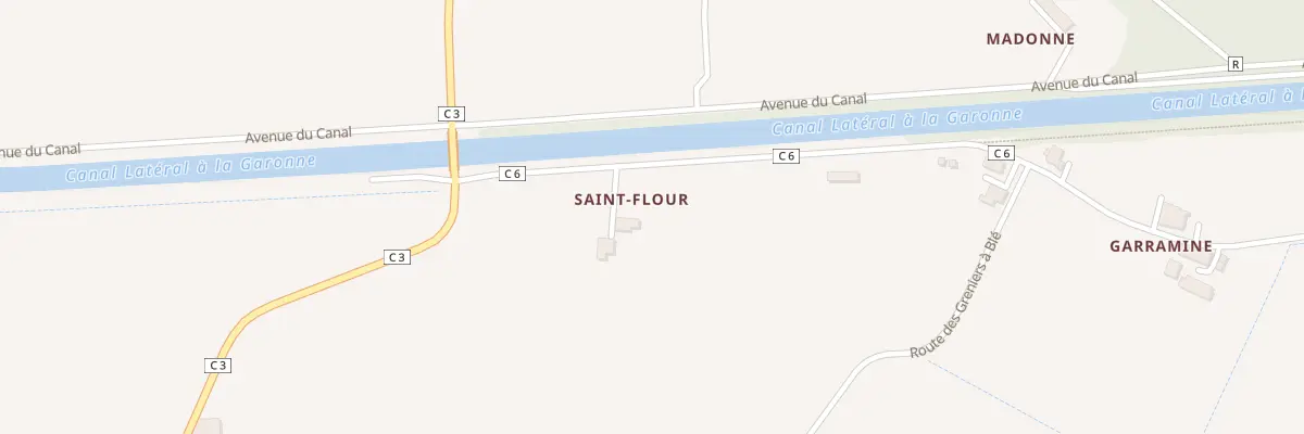 Plan du 1221 Rte des Pommiers à Montesquieu