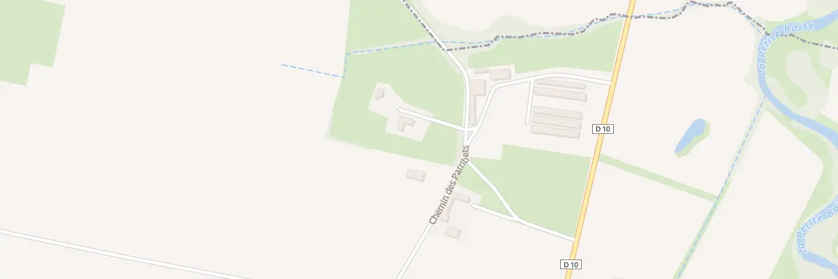 Plan du 5057 Parribets Darre à Guizerix
