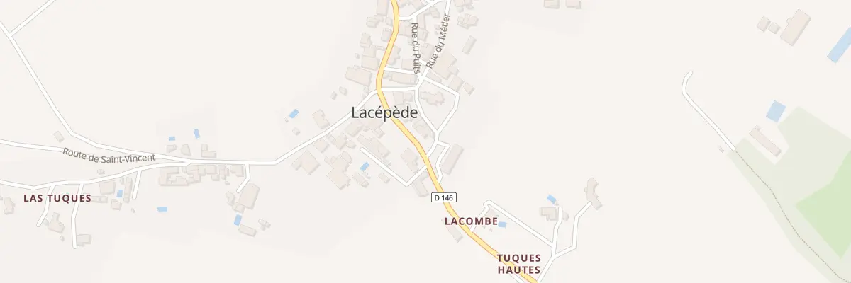 Plan du 6 Rue Principale à Lacépède