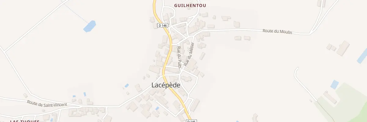 Plan du 4 Rue du Métier à Lacépède