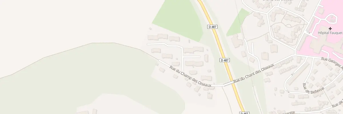 Plan du 56 Rue du Champ des Oiseaux à Bolbec