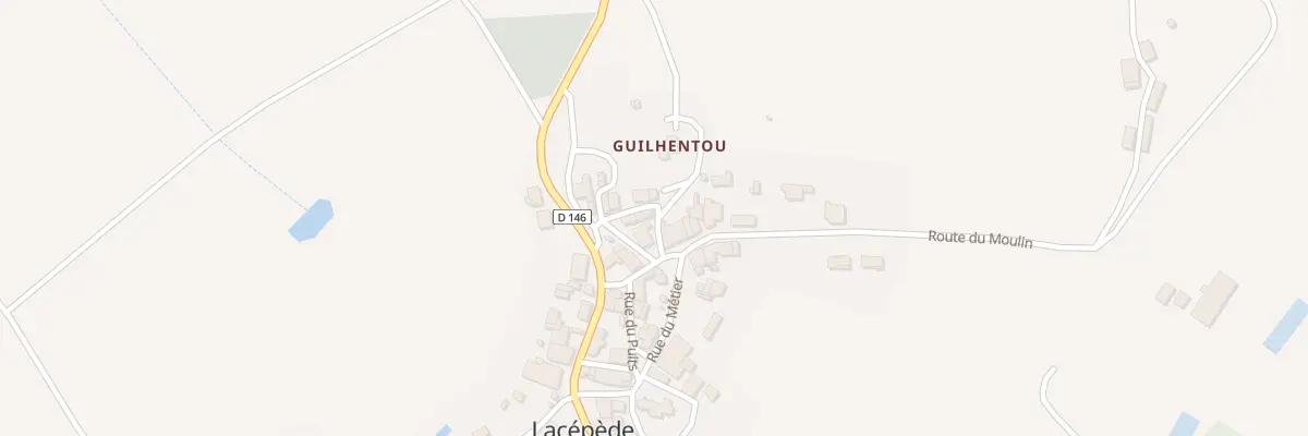 Plan du 5005 Au Bourg à Lacépède