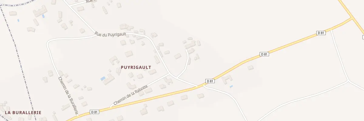 Plan du 3 Imp Puyrigault à Naintré