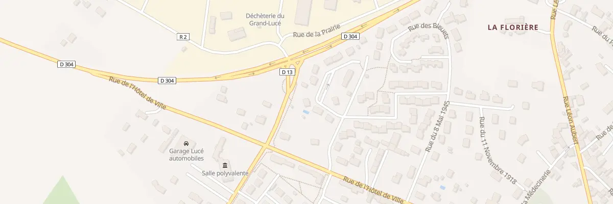 Plan du 7 Rue de la Garenne au Grand-Lucé