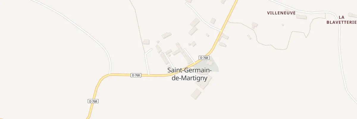 Plan du 5 Le Bourg à Saint-Germain-de-Martigny