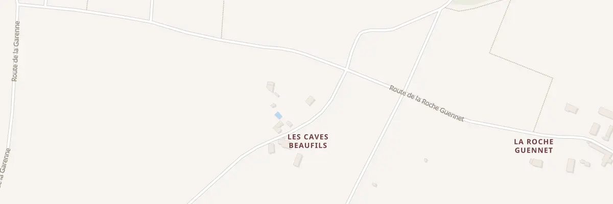 Plan du 3 Les Caves Beaufils à Crouzilles