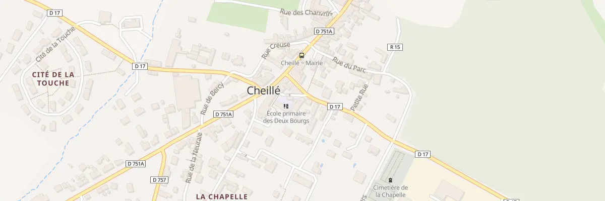 Plan du 4 Rue de l’Ecole à Cheillé