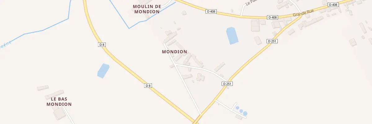 Plan du 6 Mondion à Bazoches-sur-Hoëne