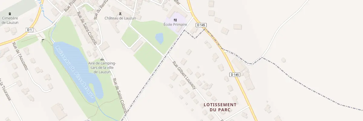 Plan du 410 Rue Gilbert Louvezy à Saint-Colomb-de-Lauzun
